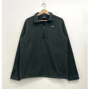 Patagonia Men’s Better Sweater 1/4-Zip Pocket Fleece Outdoors Pullover - Medium